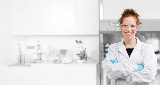 A scientist in a laboratory