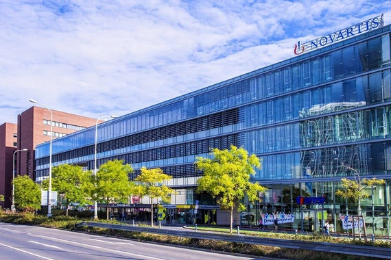 Novartis building in Czech Republic