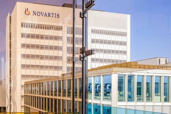 Vista del Forum 1 and Fabrikstrasse, Campus Novartis a Basilea