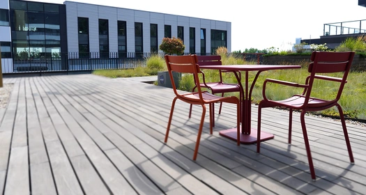 Terasa v sídle spoločnosti Novartis Slovakia